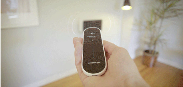 給我這個智能遠程遙控 坐我家里能關了你家的燈