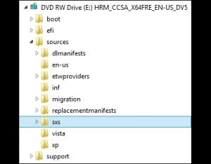 Windows 8 下離線安裝.NET Framework 3.5