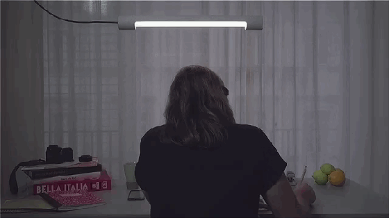 這燈不會打攪你的美事 能和你同起同睡一同工作