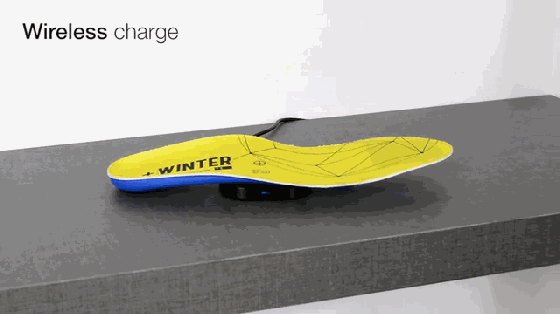 厲害死了!連鞋墊冬天都能自動(dòng)加熱+手機(jī)操控