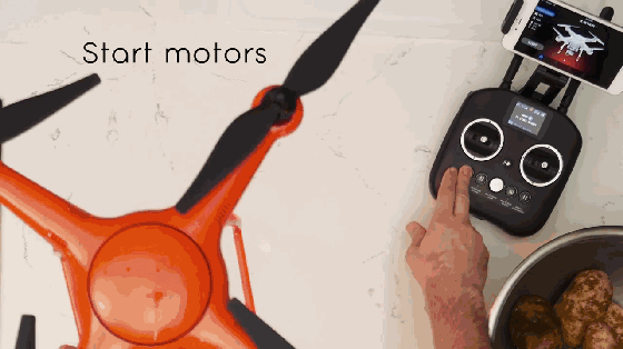 用無人機做感恩節晚餐!哥們你確定你敢吃?