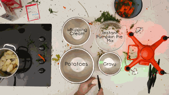 用無人機做感恩節晚餐!哥們你確定你敢吃?