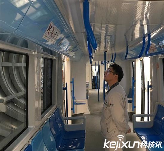 世界首創新能源空鐵在我國試運行 時速60公里