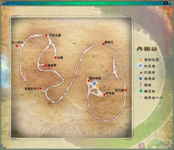 仙劍奇?zhèn)b傳5迷宮地圖