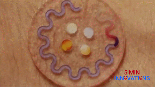 智能皮膚貼片不僅能監測健康 冒充文身也不錯