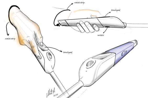 專為盲人設(shè)計的智能拐杖 能撥打電話還能監(jiān)測障礙