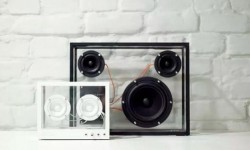 這個透明音箱讓你“看到”聲音是如何生成的