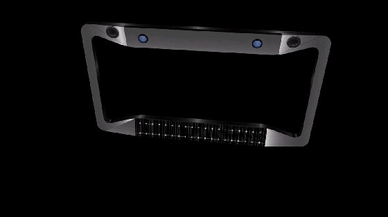 開車別想追我的尾 這款智能車牌都告訴我了