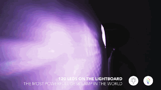 竟然把臺(tái)燈做成這么酷我也是醉了