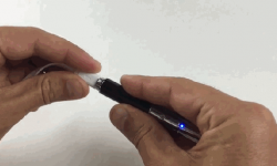 用HeatVanish筆寫出的字只要加熱就會消失