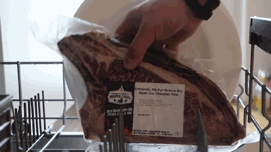 一塊牛排的N種做法:居然可以用洗碗機烹飪?