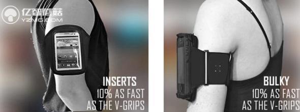 綁上能吸附手機的V-DOCK360臂帶 除了坐地鐵啥情況都好使