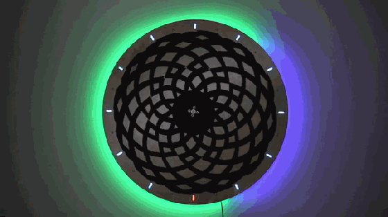 這款時(shí)鐘能幫助放松心情 看多了不會(huì)總遲到吧?