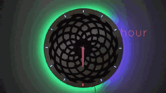 這款時(shí)鐘能幫助放松心情 看多了不會(huì)總遲到吧?