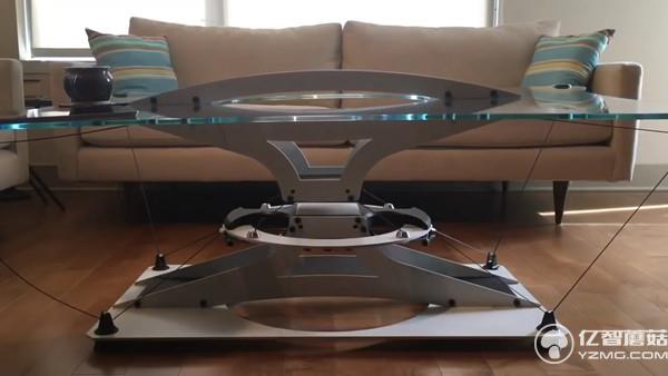 磁力懸浮黑科技 來看看這款極具未來感的酷炫茶幾