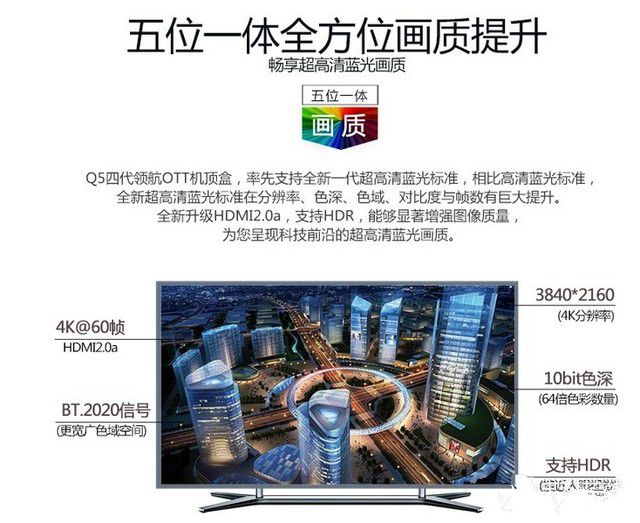 海美迪Q5四代高清播放 智能影視海報(bào)導(dǎo)航