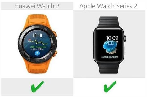 華為Watch 2與蘋果 Series 2全面對比 華為Watch 2與蘋果 Series 2全面對比