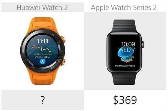 華為Watch 2與蘋果 Series 2全面對比 華為Watch 2與蘋果 Series 2全面對比