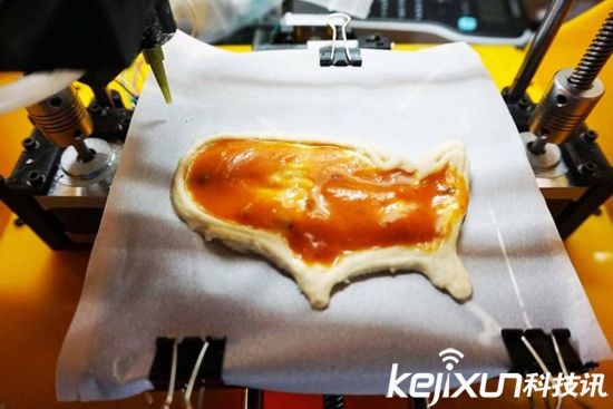 人工智能機器人3D打印披薩 僅需6分鐘