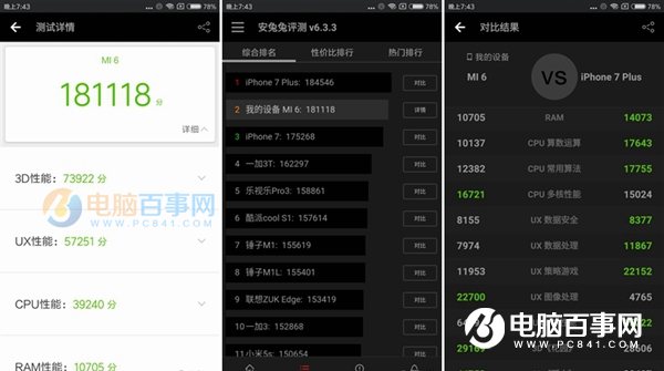 小米6和小米5s性能哪個好？安兔兔跑分對比