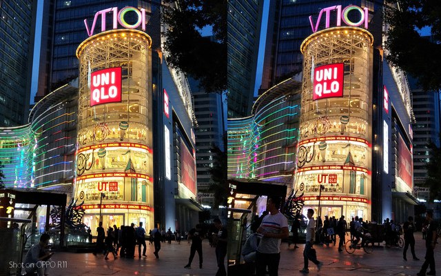 OPPO R11和OPPO R9s拍照哪個好?拍照樣張對比