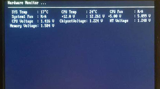 電腦開機提示Hardware Monitor解決方法？