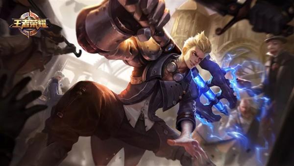 《王者榮耀》新英雄狂鐵曝光：麒麟臂耍電錘