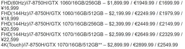 16999元起!雷蛇2018款靈刃游戲本發布:最小巧15寸