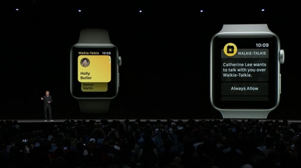 蘋果watchOS 5正式發(fā)布：新增對講機、手表支持互發(fā)語音