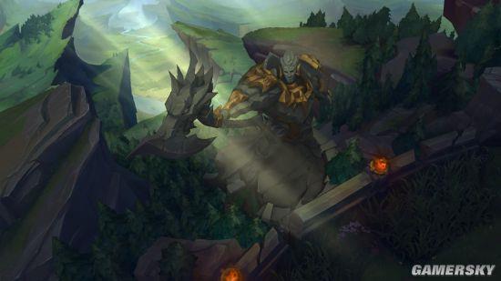 LOL地圖新增神王對決場景：蓋倫、諾手巨大雕像惹眼