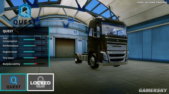 開車模擬游戲《卡車司機(jī)》公布：拉貨交際兩不誤