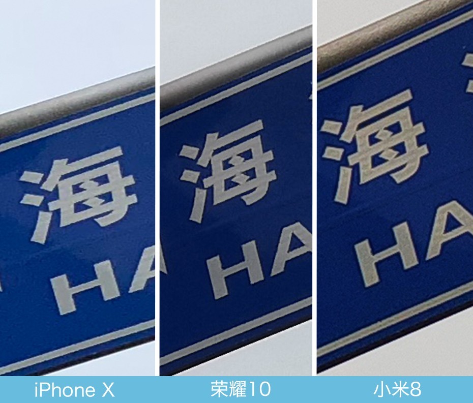 iPhone X、榮耀10、小米8拍照對比評測 蘋果秒殺一切？