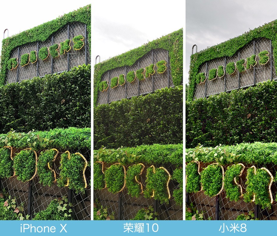 iPhone X、榮耀10、小米8拍照對比評測 蘋果秒殺一切？