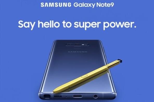 三星Note 9官方宣傳海報曝光 金色SPen奪目