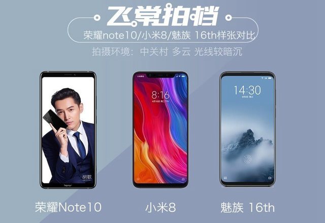 魅族16、小米8、榮耀Note10拍照對比評測 國產(chǎn)旗艦相機對決