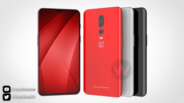 一加6T渲染圖曝光:美人尖劉海 或首發(fā)驍龍850