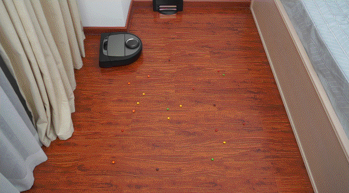 彩虹豆-地板清掃測試