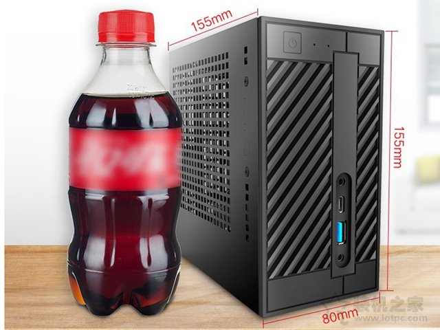 300毫升可樂瓶高度Mini主機！intel四核i3-8100超迷你主機配置推薦