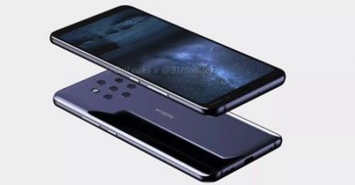 諾基亞9渲染圖曝光：驍龍845+后置五攝，加持屏下指紋