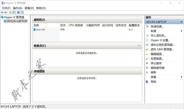 Hyper-V虛擬機安裝ReactOS系統(tǒng)的詳細(xì)圖文教程