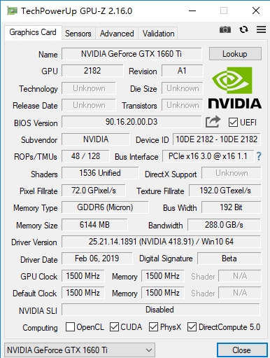 銘瑄GTX1660Ti終結者性能測試:一款沒有短板的顯卡