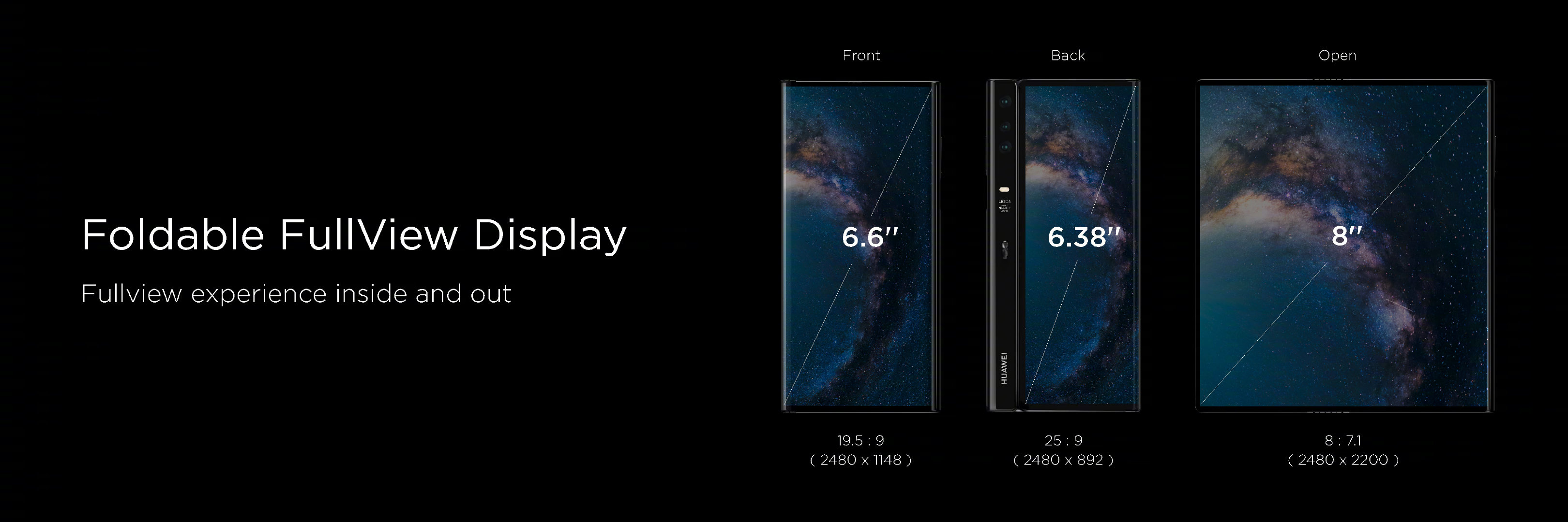 華為發布首款5G折疊屏手機：HUAWEI Mate X