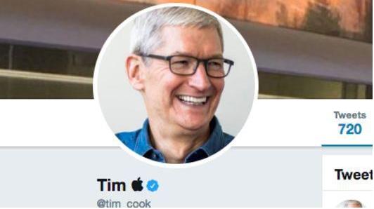 庫克把推特名改了是怎么回事？庫克把推特名改了成什么名字？