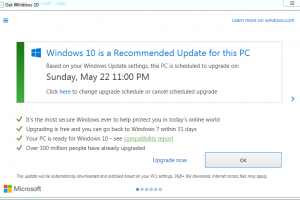 微軟將再次向Win7用戶推送升級(jí)通知 提示用戶升級(jí)win10