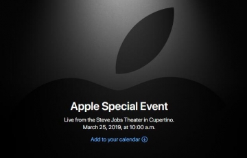 2019蘋果春季發(fā)布會視頻直播地址，3月26日蘋果春季新品發(fā)布會直播觀看地址