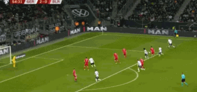 德國(guó)隊(duì)6勝1負(fù)積18分!德國(guó)4-0提前出線