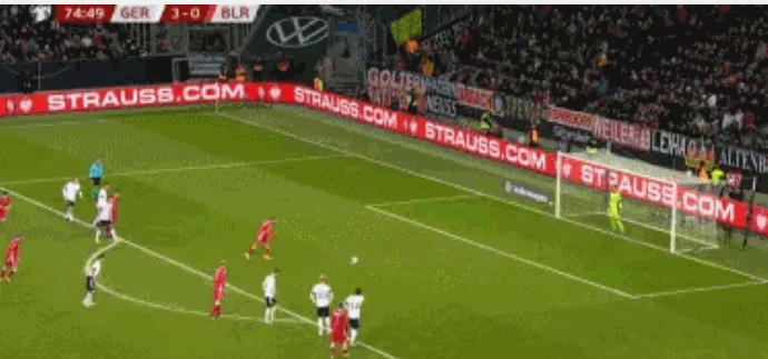 德國(guó)隊(duì)6勝1負(fù)積18分!德國(guó)4-0提前出線