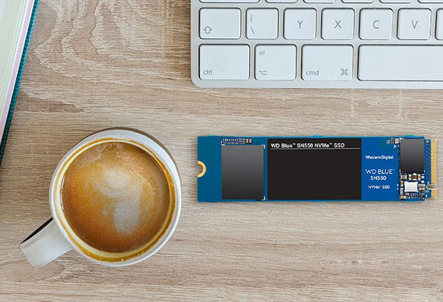西部數據SN550 500GB NVMe協議M.2固態硬盤