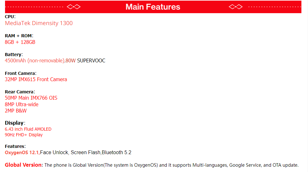 首發(fā)天璣 1300,一加 Nord 2T 跑分曝光:多核成績比肩驍龍 870 圖片 1